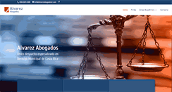 Desktop Screenshot of alvarezabogadoscr.com